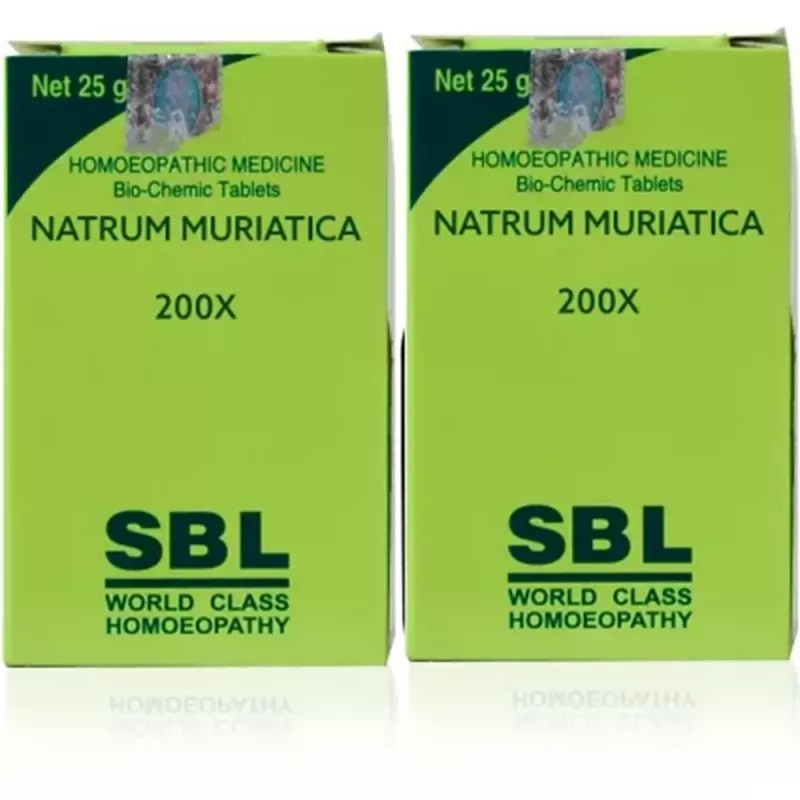 SBL Natrum Muriaticum 200X (25g, Pack of 2)