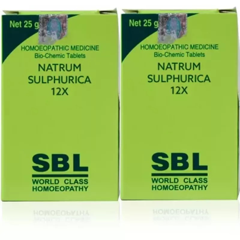 SBL Natrum Sulphuricum 12X (25g, Pack of 2)
