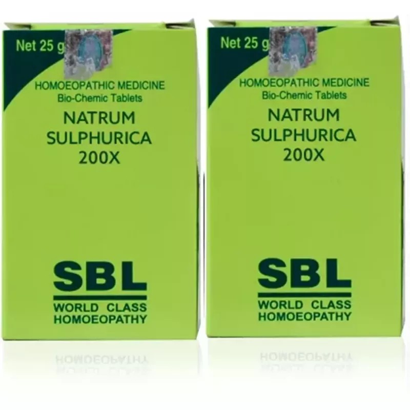 SBL Natrum Sulphuricum 200X (25g, Pack of 2)