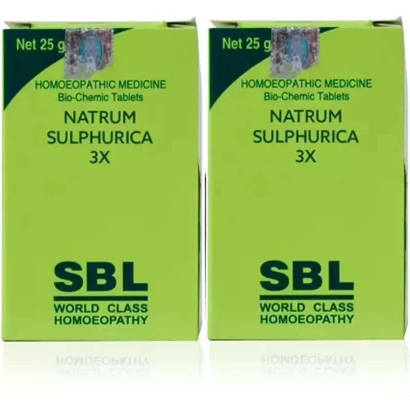 SBL Natrum Sulphuricum 3X (25g, Pack of 2)