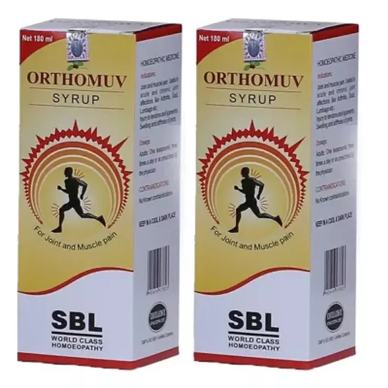 SBL Orthomuv Syrup (180ml, Pack of 2)