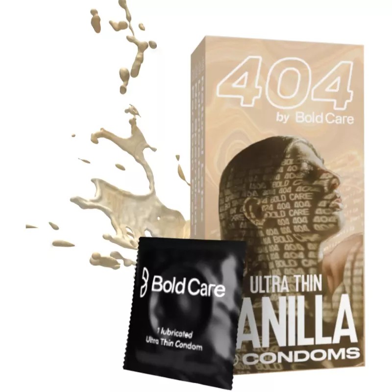 Bold Care 404 Super Ultra Thin Vanilla Flavored Condoms For Men (10units)