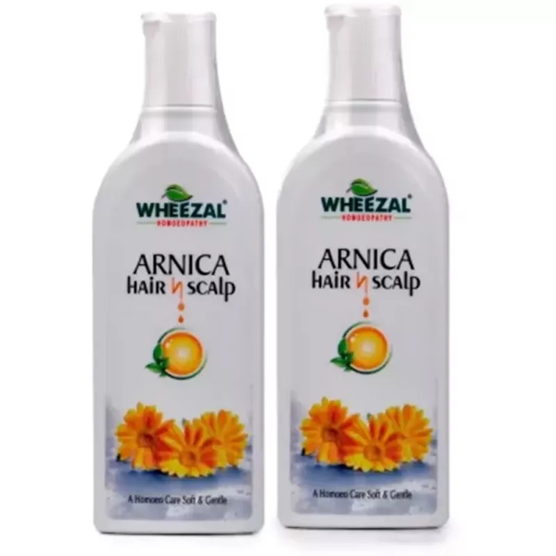 Wheezal Arnica Hair and Scalp Shampoo (100ml, Pack of 2)
