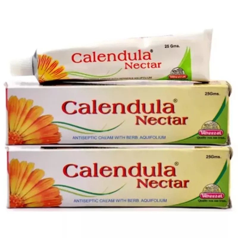 Wheezal Calendula Nectar Antiseptic Cream (25g, Pack of 2)