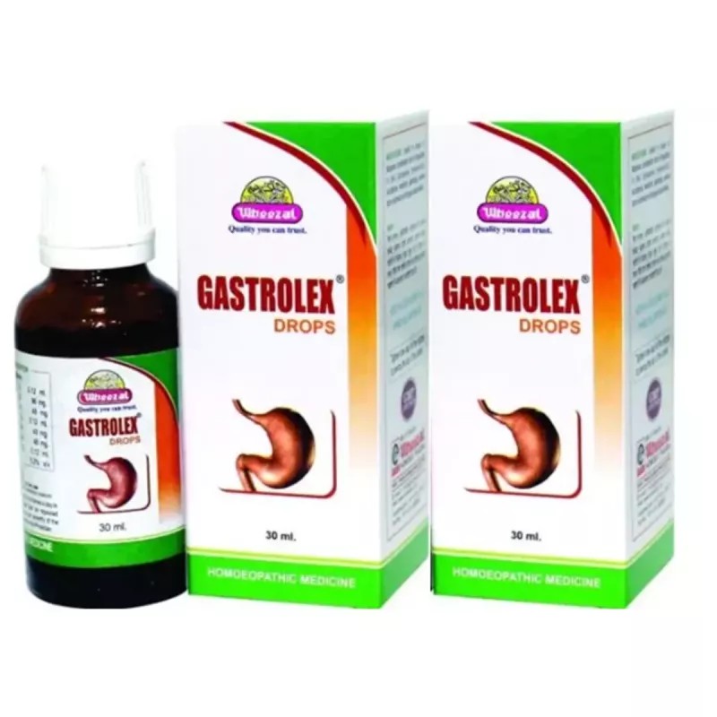 Wheezal Gastrolex Drops (30ml, Pack of 2)