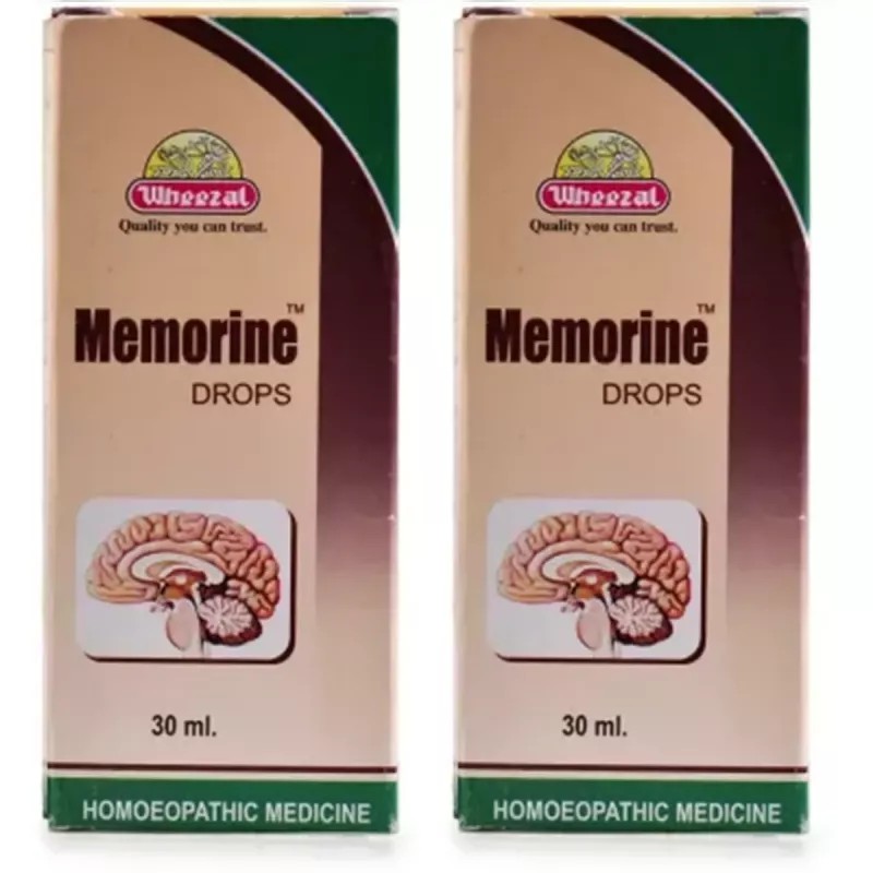 Wheezal Memorine Drops (30ml, Pack of 2)