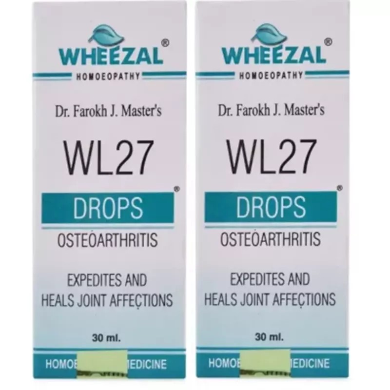 Wheezal WL-27 Osteorthritis Drops (30ml, Pack of 2)