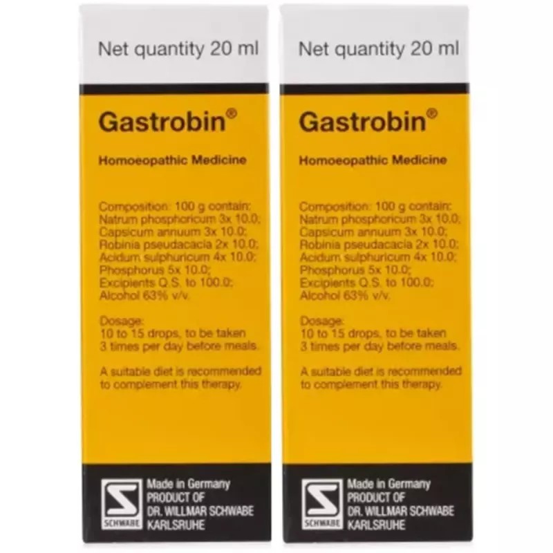 Willmar Schwabe Germany Gastrobin (20ml, Pack of 2)