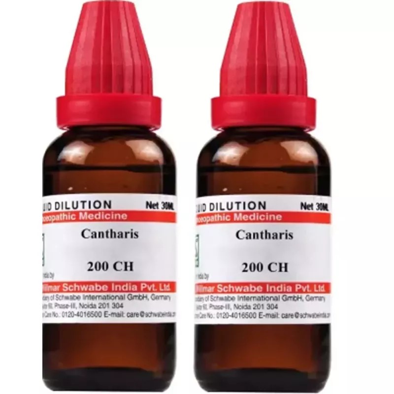 Willmar Schwabe India Cantharis 200 CH (30ml, Pack of 2)