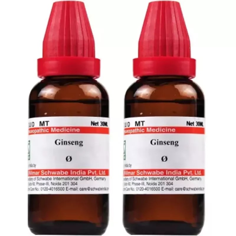 Willmar Schwabe India Ginseng 1X (Q) (30ml, Pack of 2)