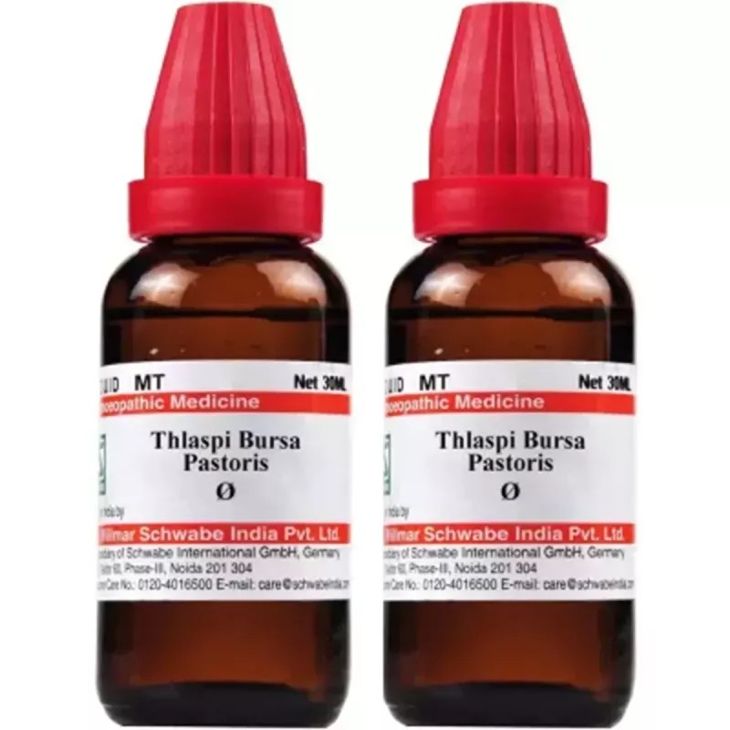 Willmar Schwabe India Thlaspi Bursa Pastoris 1X (Q) (30ml, Pack of 2)