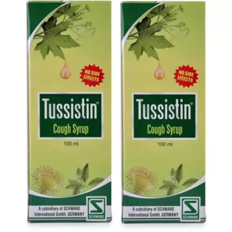 Willmar Schwabe India Tussistin Cough Syrup (100ml, Pack of 2)