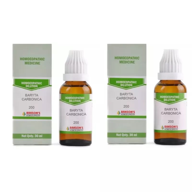 Bakson Baryta Carbonica 200 CH (30ml, Pack of 2)