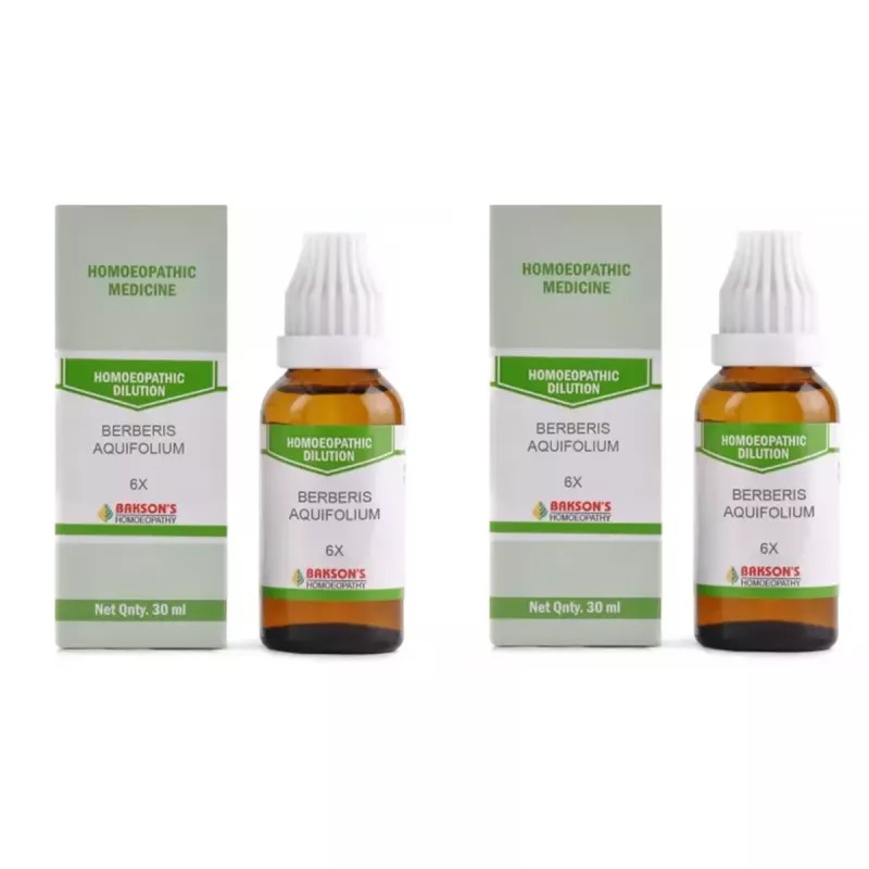 Bakson Berberis Aquifolium 6X (30ml, Pack of 2)