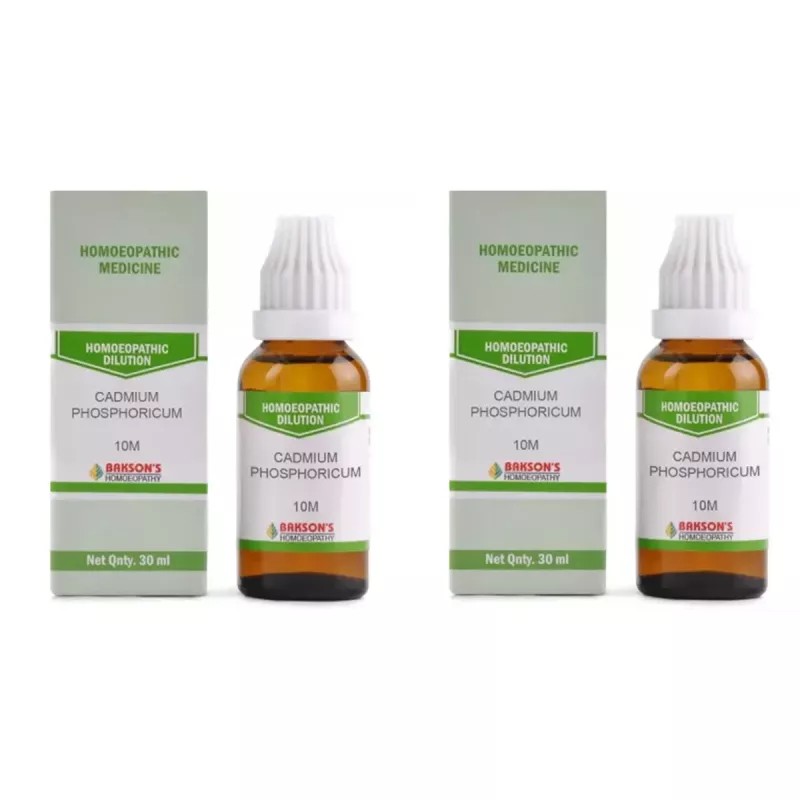 Bakson Cadmium Phosphoricum 10M CH (30ml, Pack of 2)