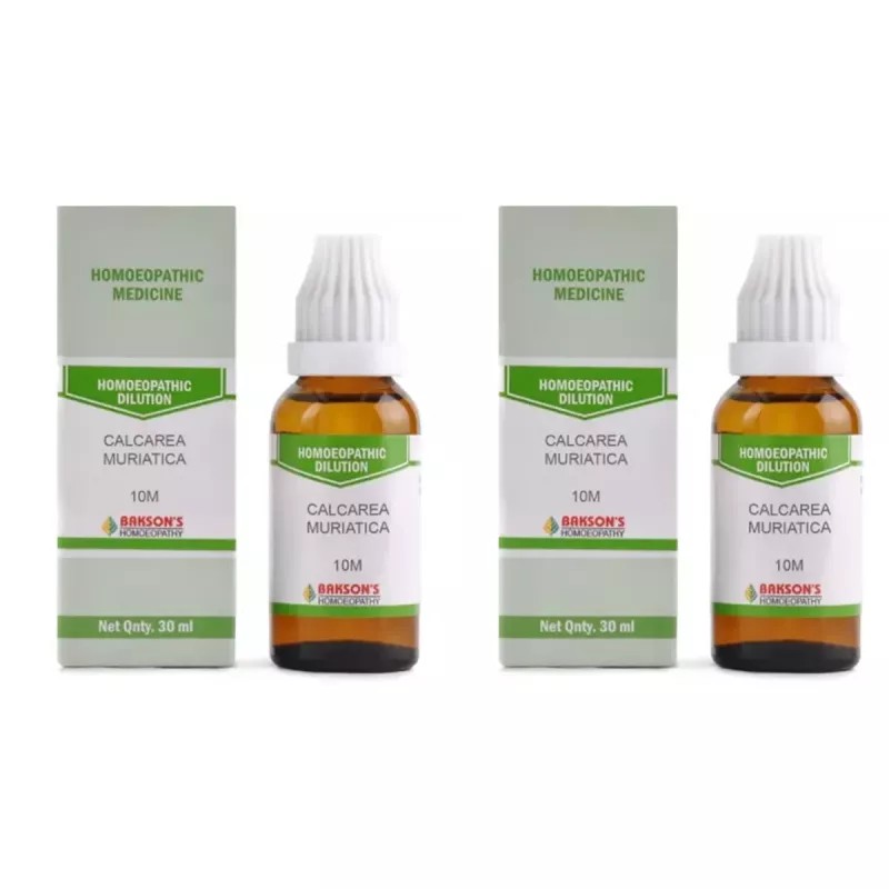 Bakson Calcarea Muriatica 10M CH (30ml, Pack of 2)