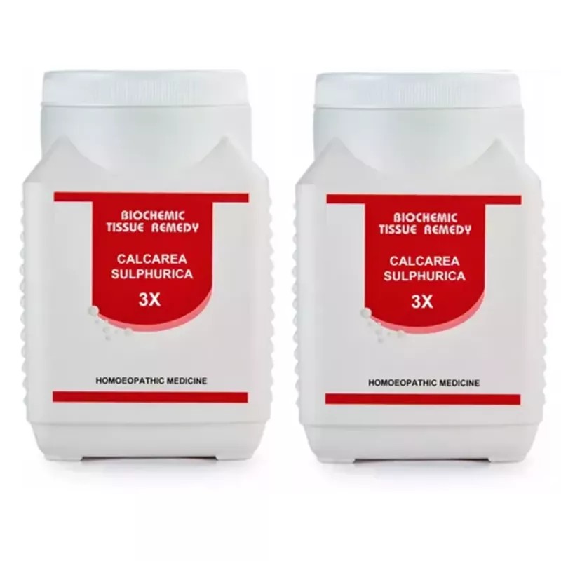 Bakson Calcarea Sulphurica 3X (450g, Pack of 2)