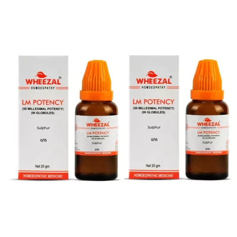 Wheezal Sulphur LM 0/15 (20g, Pack of 2)