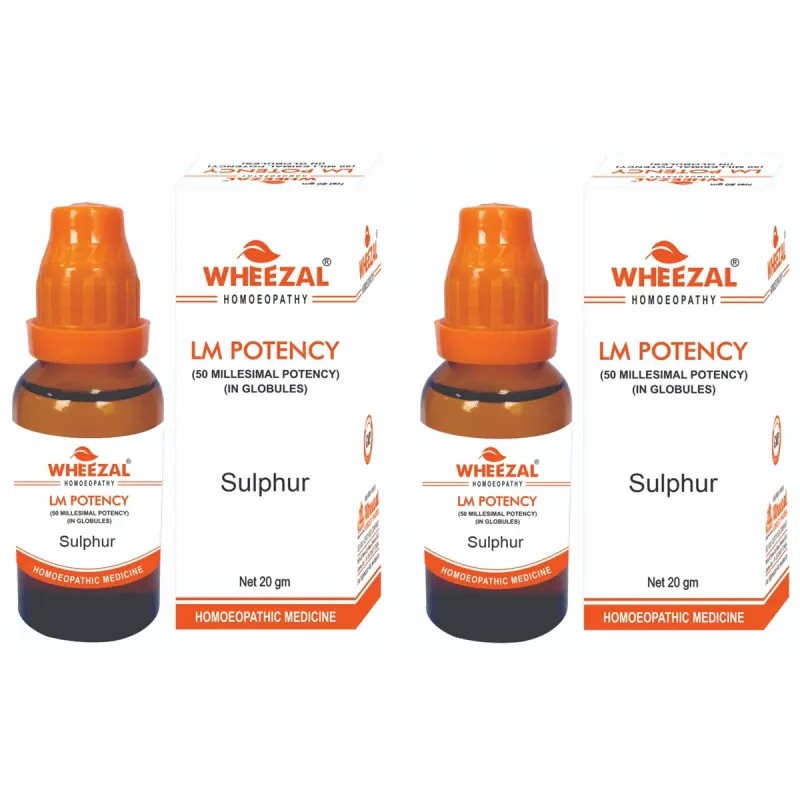 Wheezal Sulphur LM 0/28 (20g, Pack of 2)