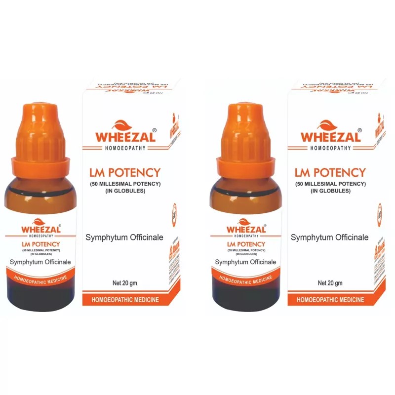 Wheezal Symphytum Officinale LM 0/29 (20g, Pack of 2)