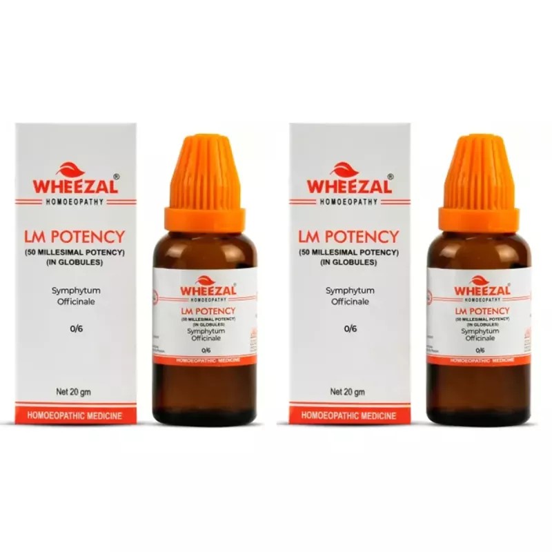 Wheezal Symphytum Officinale LM 0/6 (20g, Pack of 2)