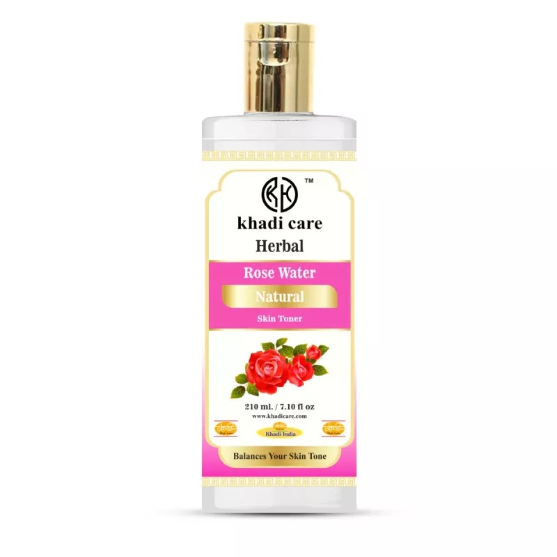 Khadi Care Herbal Rose Water (210ml)
