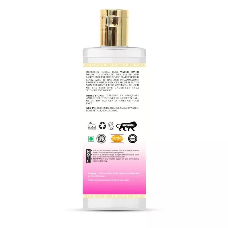 Khadi Care Herbal Rose Water (210ml)