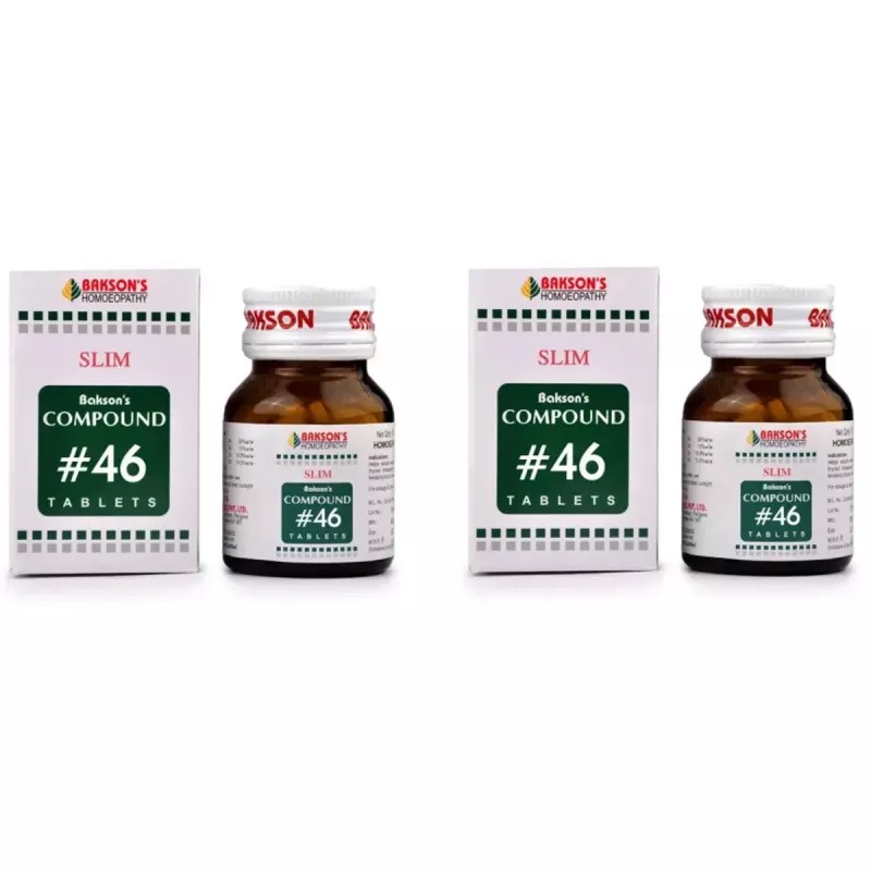 Bakson Compound No 46 (Slim) (100tab, Pack of 2)