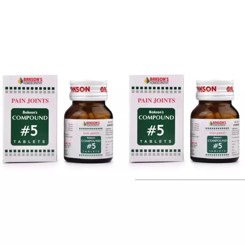 Bakson Compound No 5 (Pain Joints) (100tab, Pack of 2)
