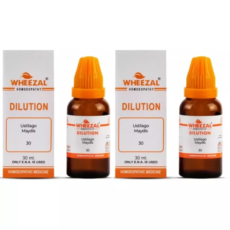 Wheezal Ustilago Maydis 30 CH (30ml, Pack of 2)