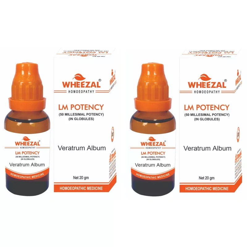 Wheezal Veratrum Album LM 0/27 (20g, Pack of 2)