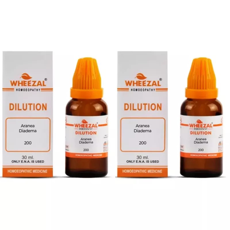 Wheezal Aranea Diadema 200 CH (30ml, Pack of 2)
