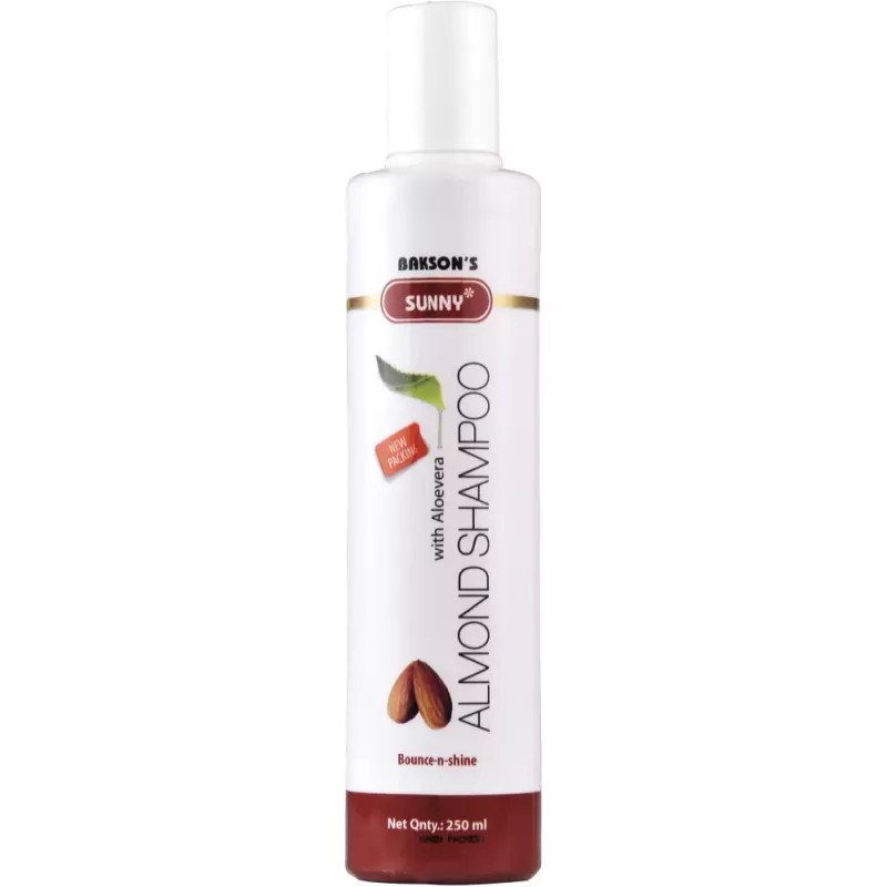 Bakson Sunny Almond Shampoo with Aloe Vera (250ml)