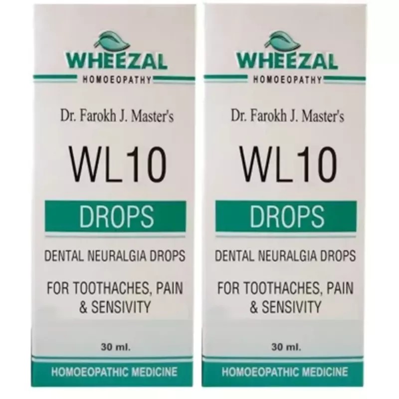 Wheezal WL-10 Dental Neuralgia Drops (30ml, Pack of 2)