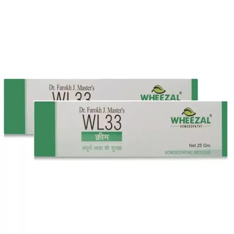 Wheezal Wl -33 Cream (25g, Pack of 2)