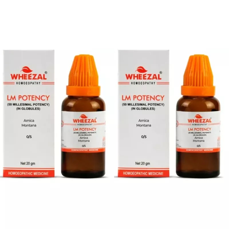 Wheezal Arnica Montana LM 0/5 (20g, Pack of 2)