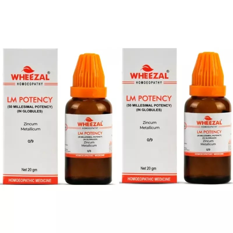 Wheezal Zincum Metallicum LM 0/9 (20g, Pack of 2)