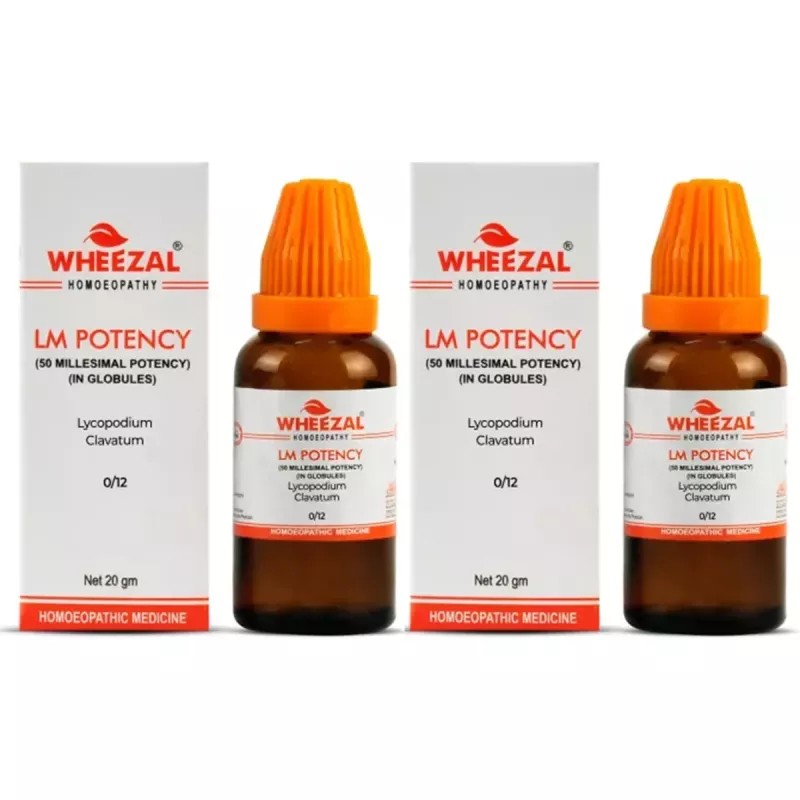 Wheezal Lycopodium Clavatum LM 0/12 (20g, Pack of 2)