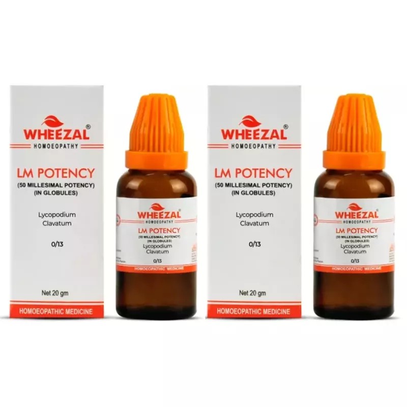 Wheezal Lycopodium Clavatum LM 0/13 (20g, Pack of 2)