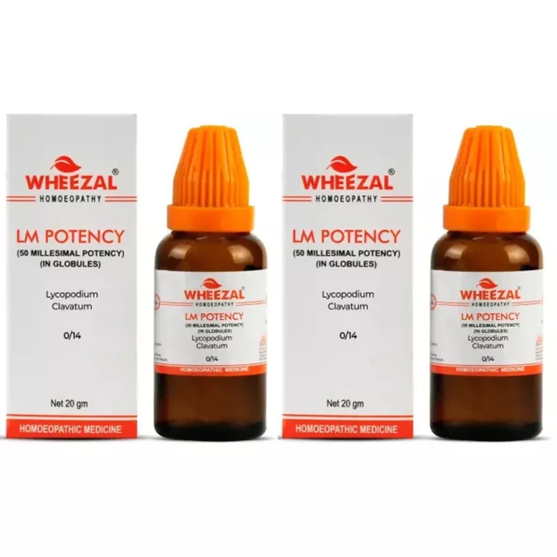 Wheezal Lycopodium Clavatum LM 0/14 (20g, Pack of 2)