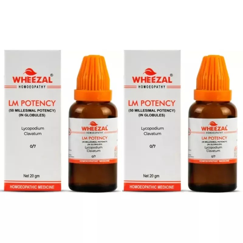 Wheezal Lycopodium Clavatum LM 0/7 (20g, Pack of 2)