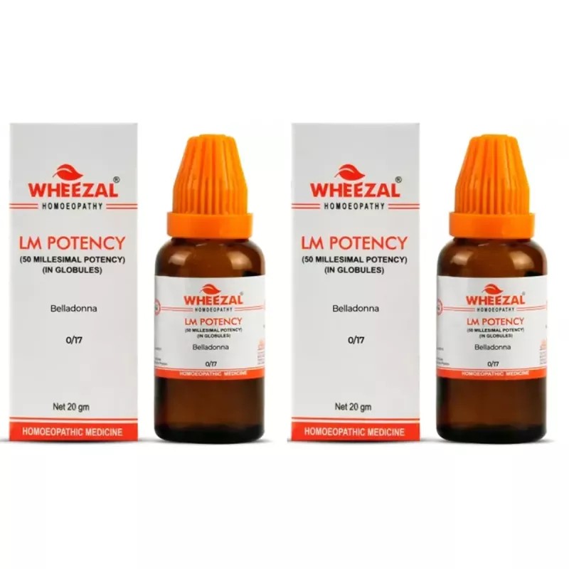 Wheezal Belladonna LM 0/17 (20g, Pack of 2)