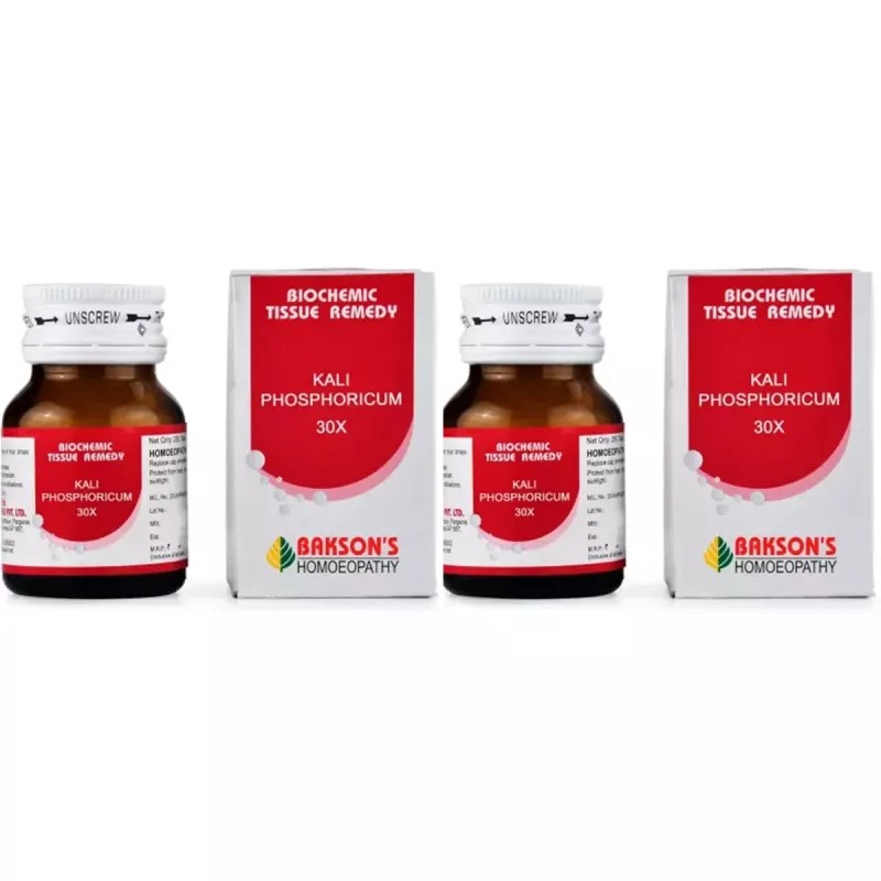 Bakson Kali Phosphoricum 30X (25g, Pack of 2)