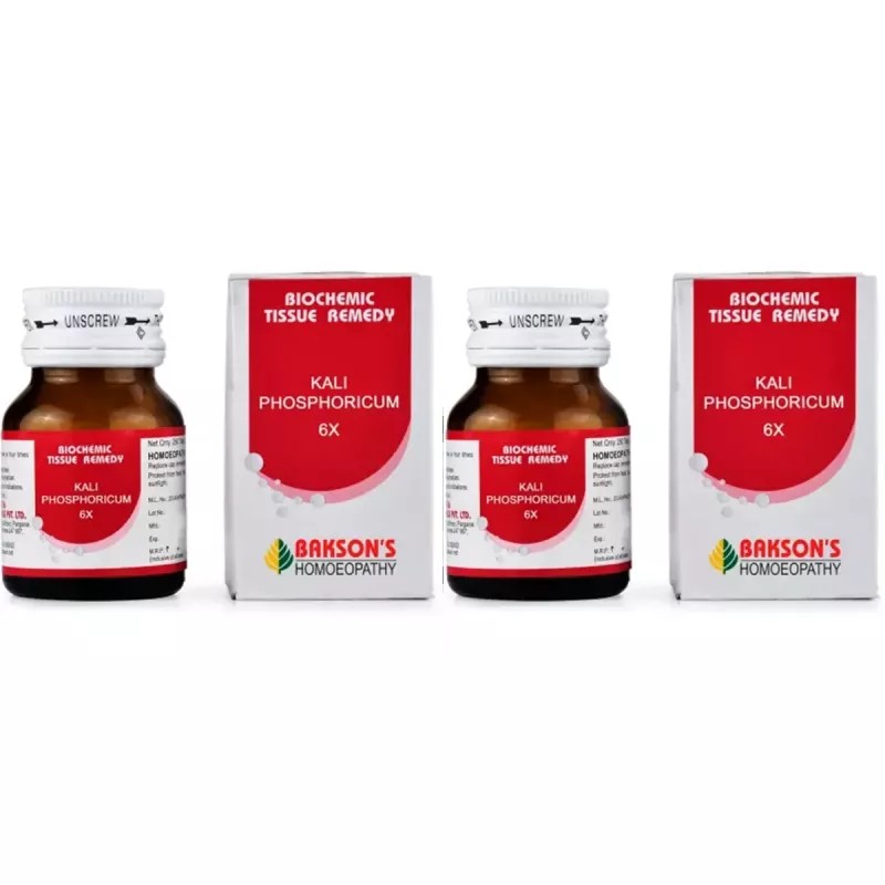 Bakson Kali Phosphoricum 6X (25g, Pack of 2)