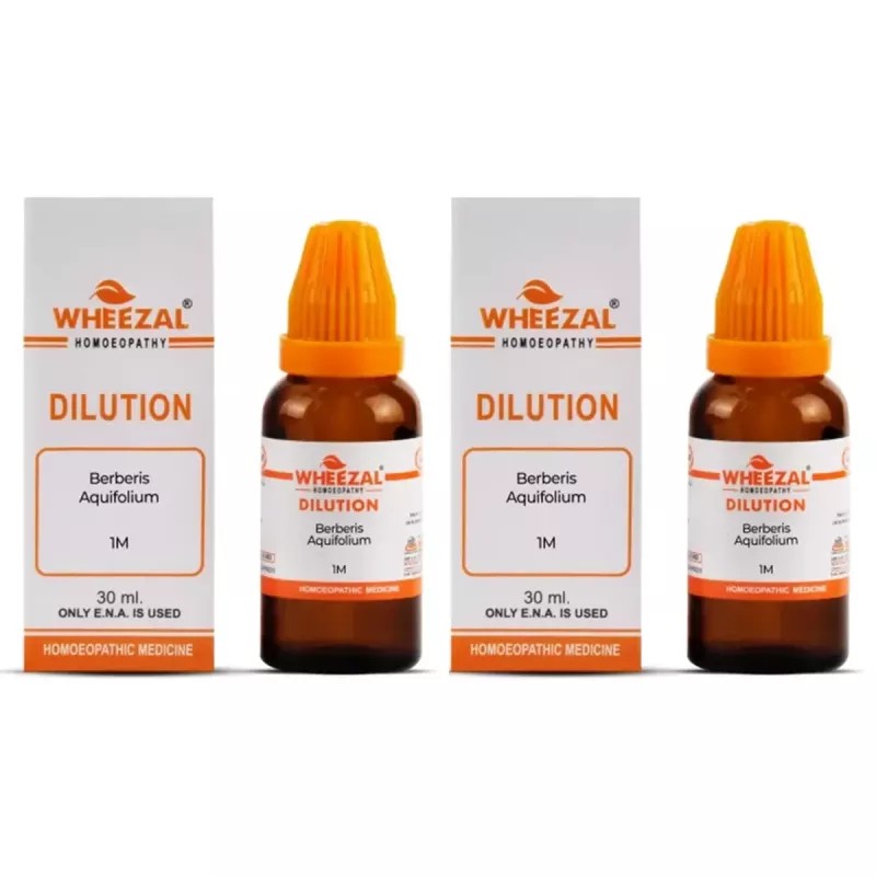 Wheezal Berberis Aquifolium 1M (1000 CH) (30ml, Pack of 2)