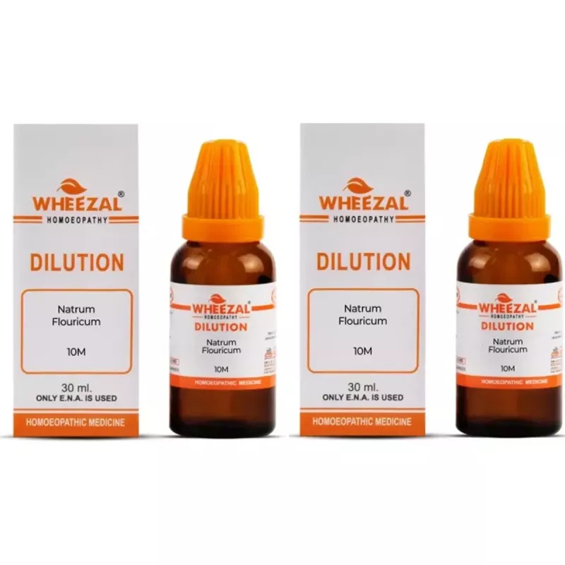 Wheezal Natrum Flouricum 10M CH (30ml, Pack of 2)