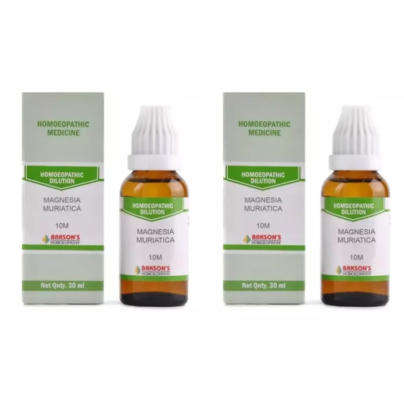 Bakson Magnesia Muriatica 10M CH (30ml, Pack of 2)