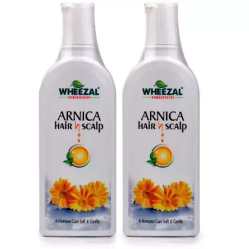 Wheezal Arnica Hair and Scalp Shampoo (500ml, Pack of 2)