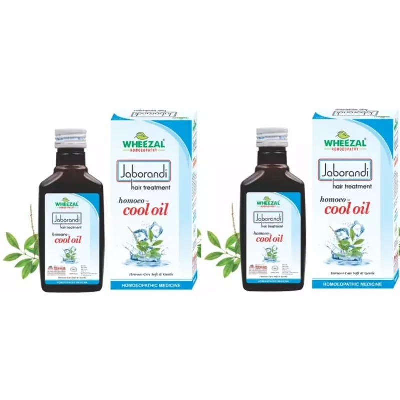 Wheezal Jaborandi Homoeo Cool Oil (110ml, Pack of 2)