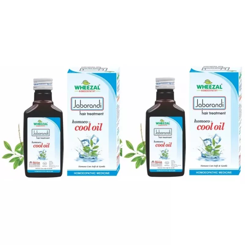 Wheezal Jaborandi Homoeo Cool Oil (200ml, Pack of 2)